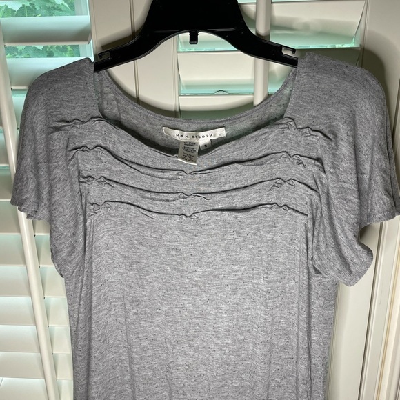 Max Studio Drop Waist Grey Dress - Picture 7 of 12